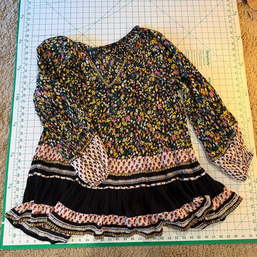 Free people colorful blouse/dress